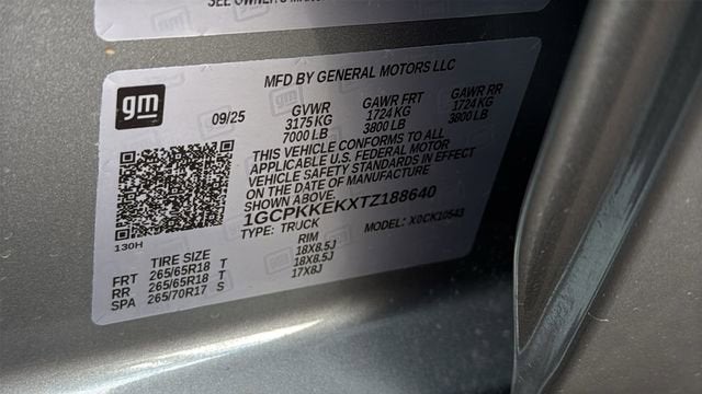 2026 Chevrolet Silverado 1500 LT (2FL)