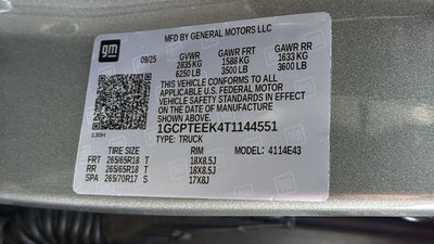 2026 Chevrolet Colorado Trail Boss