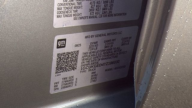 2026 Chevrolet Silverado 1500 LTZ