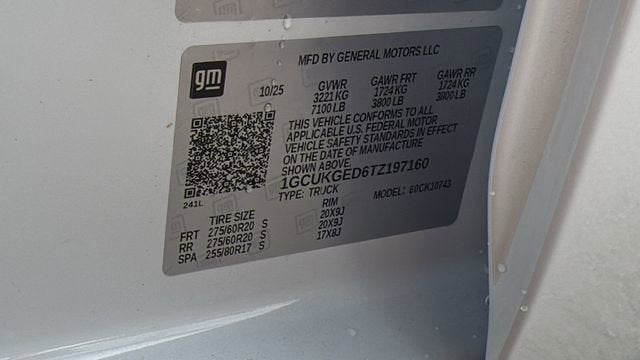 2026 Chevrolet Silverado 1500 LTZ