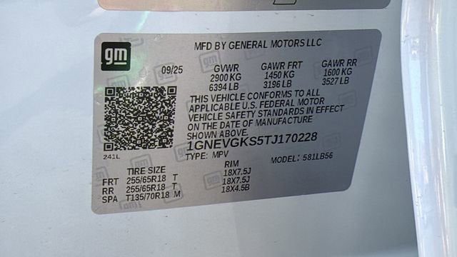 2026 Chevrolet Traverse LT