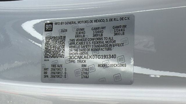 2026 Chevrolet Silverado 1500 WT