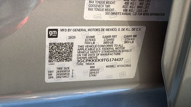 2026 Chevrolet Silverado 1500 LT (2FL)