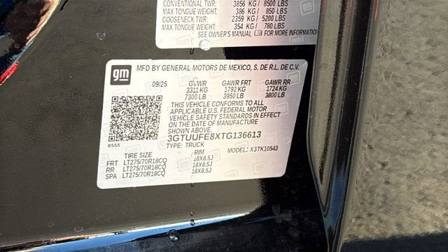 2026 GMC Sierra 1500 AT4X