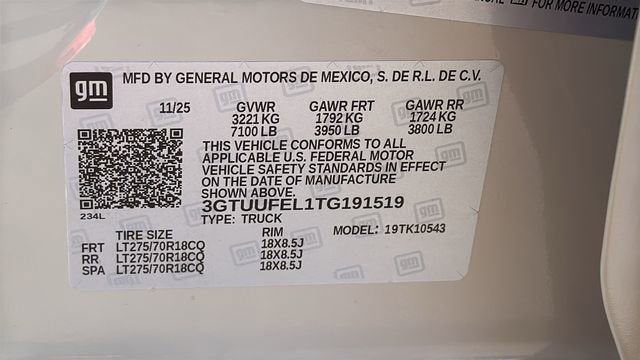 2026 GMC Sierra 1500 AT4X