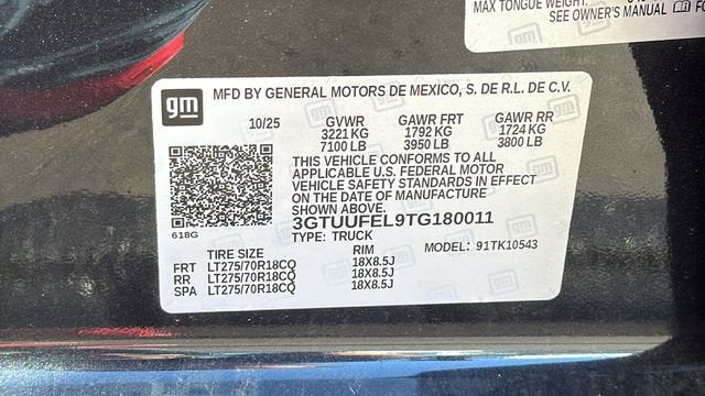 2026 GMC Sierra 1500 AT4X