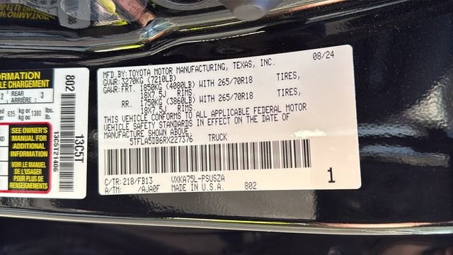 2024 Toyota Tundra 4WD SR5